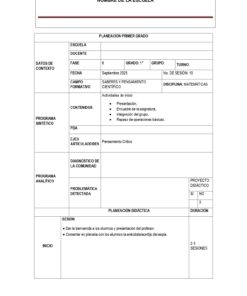PLANEACION MATEMATICAS PRIMER GRADO SECUNDARIA SEPTIEMBRE page 0002