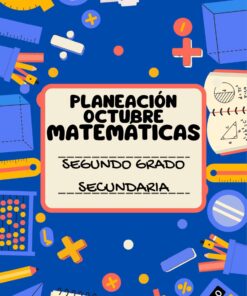 PLANEACION MATEMATICAS SEGUNDO SECUNDARIA OCTUBRE