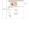 Ficha educativa sobre el teorema de Pitágoras con un ejemplo resuelto y cinco problemas sobre triángulos rectángulos.
