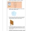 Hoja de ejercicios de geometría sobre el teorema de Pitágoras con cuatro problemas sobre triángulos, una escalera y un poste.
