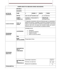 PLANEACION MATEMATICAS SECUNDARIA SEGUNDO GRADO SEPTIEMBRE 11 PLANEACION SEPTIEMBRE MATEMATICAS SEGUNDO GRADO pages to jpg 0002