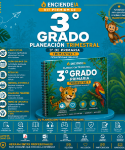 Planeación Trimestral Premium | 3.º de Primaria | Trimestre 1 | NEM 2026-2027 | Word 100 % Editable + PDF + Audios + Juegos Interactivos