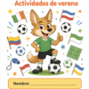 La Gran Fiesta del Fútbol: Cuaderno de Actividades de Verano para Primaria ( 20 Páginas )