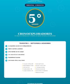 Planeación Trimestral Premium | 5.º de Primaria | Trimestre 1 | NEM 2026-2027 | Word 100 % Editable + PDF + Audios + Juegos Interactivos