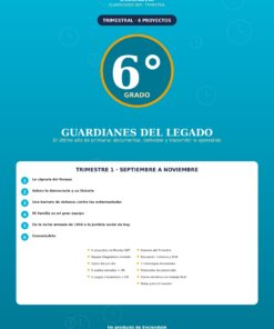 Planeación Trimestral Premium | 6.º de Primaria | Trimestre 1 | NEM 2026-2027 | Word 100 % Editable + PDF + Audios + Juegos Interactivos
