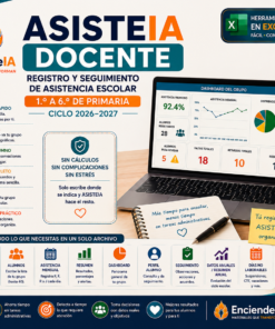ASISTEIA DOCENTE 2026-2027 | Sistema de Asistencia, Seguimiento y Análisis para Primaria