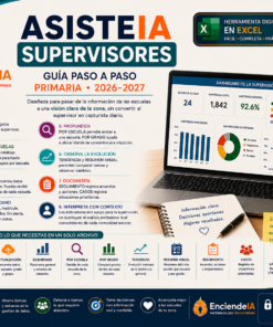 ASISTEIA SUPERVISORES - Control y Seguimiento de Asistencia Escolar para Supervisores en Excel |