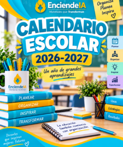 Calendario Escolar 2026-2027 GRATIS | Educación Básica | EnciendeIA