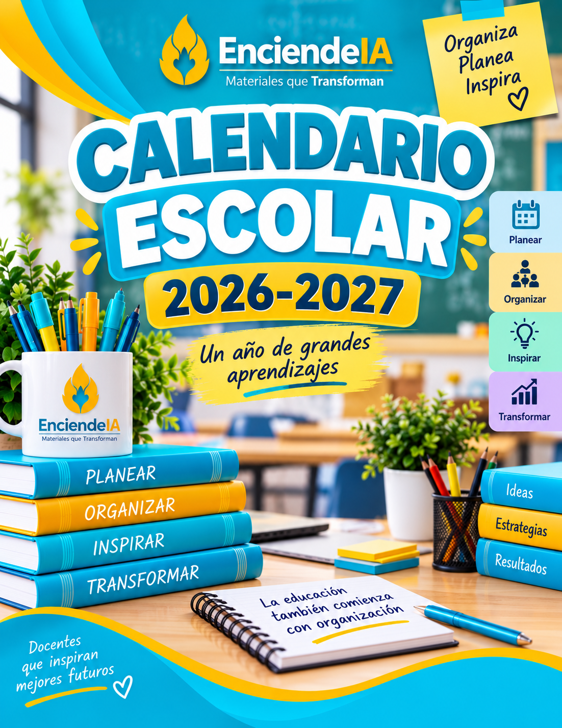 Calendario Escolar 2026-2027 GRATIS | Educación Básica | EnciendeIA 1 Calendario Escolar 2026-2027 GRATIS | Educación Básica | EnciendeIA