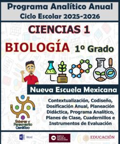 Programa Analítico Anual CIENCIAS I BIOLOGÍA, Secundaria 1º (Ciclo Escolar 2025 – 2026)