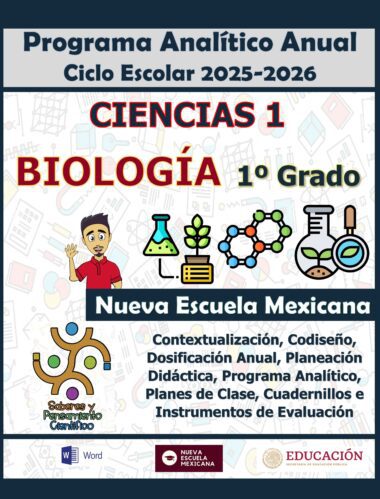 Programa Analítico Anual CIENCIAS I BIOLOGÍA, Secundaria 1º (Ciclo Escolar 2025 – 2026)