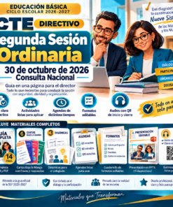 CTE Directivo Octubre 2026 | Segunda Sesión Ordinaria del Consejo Técnico Escolar