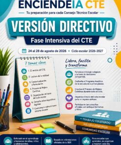 CTE FASE INTENSIVA 2026–2027 | VERSIÓN DIRECTIVO | Guía + Presentación + Audio + 7 Cartas + Consultas Oficiales