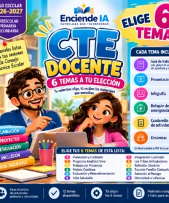 PORTADA CTE DOCENTE ELIGE 6 TEMAS