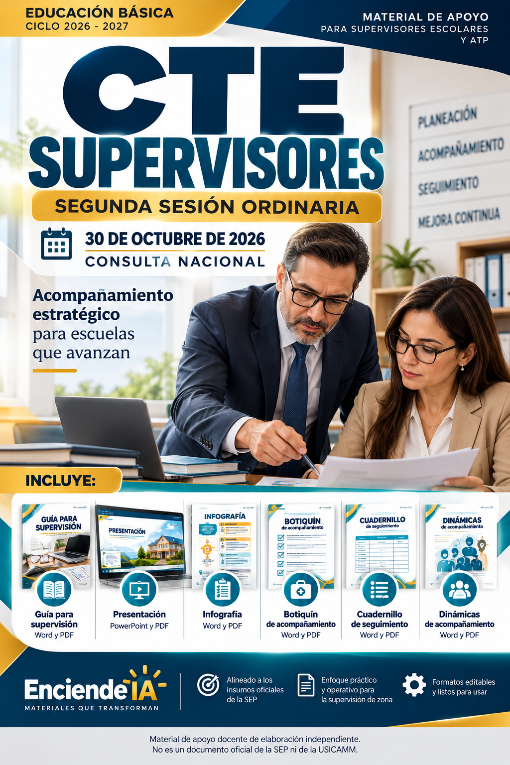 CTE Octubre 2026 para Supervisores y ATP | Paquete Premium de Acompañamiento y Seguimiento 1 CTE Octubre 2026 para Supervisores y ATP | Paquete Premium de Acompañamiento y Seguimiento