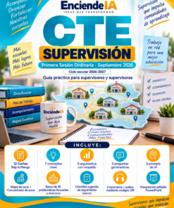 CTE Supervisores Septiembre 2026 | Primera Sesión Ordinaria | Guía, PowerPoint, Cuadernillo y Herramientas de Acompañamiento