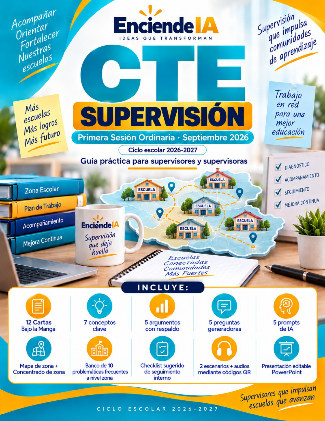 CTE Supervisores Septiembre 2026 | Primera Sesión Ordinaria | Guía, PowerPoint, Cuadernillo y Herramientas de Acompañamiento 1 CTE Supervisores Septiembre 2026 | Primera Sesión Ordinaria | Guía, PowerPoint, Cuadernillo y Herramientas de Acompañamiento