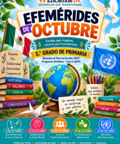 Efemérides de Octubre – Quinto Grado | NEM Fase 5