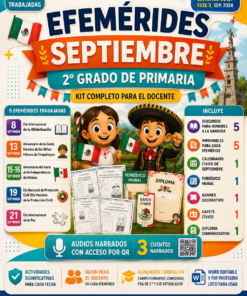 EFEMÉRIDES SEPTIEMBRE 2.º GRADO | KIT COMPLETO 2026