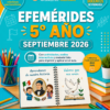 Efemérides de Septiembre 2026 para 5.º Grado de Primaria | Actividades, Audios y Recursos