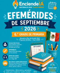 Efemérides de Septiembre 2026 para 6.º Grado de Primaria | Actividades, Imprimibles y Recursos