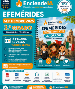 Efemérides de Septiembre para 3er Grado | NEM + Imprimibles + Audios QR