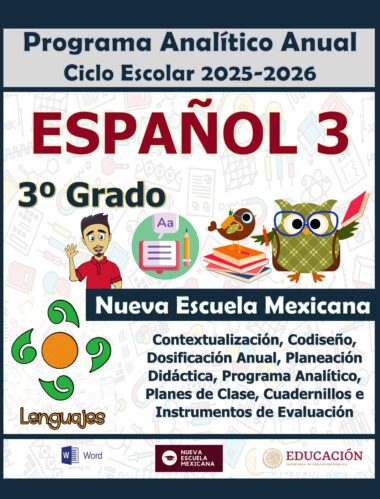 Programa Analítico Anual ESPAÑOL 3, Secundaria 3º (Ciclo Escolar 2025 – 2026)