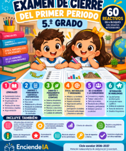 Examen de Cierre del Primer Periodo — 5° Grado