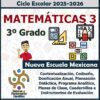 Programa Analítico Anual MATEMÁTICAS 3, Secundaria 3º (Ciclo Escolar 2025 – 2026)