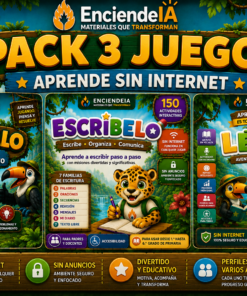 TRILOGÍA EDUTECH: CUÉNTALO + LÉELO + ESCRÍBELO | 3 JUEGOS EDUCATIVOS INTERACTIVOS PARA PRIMARIA