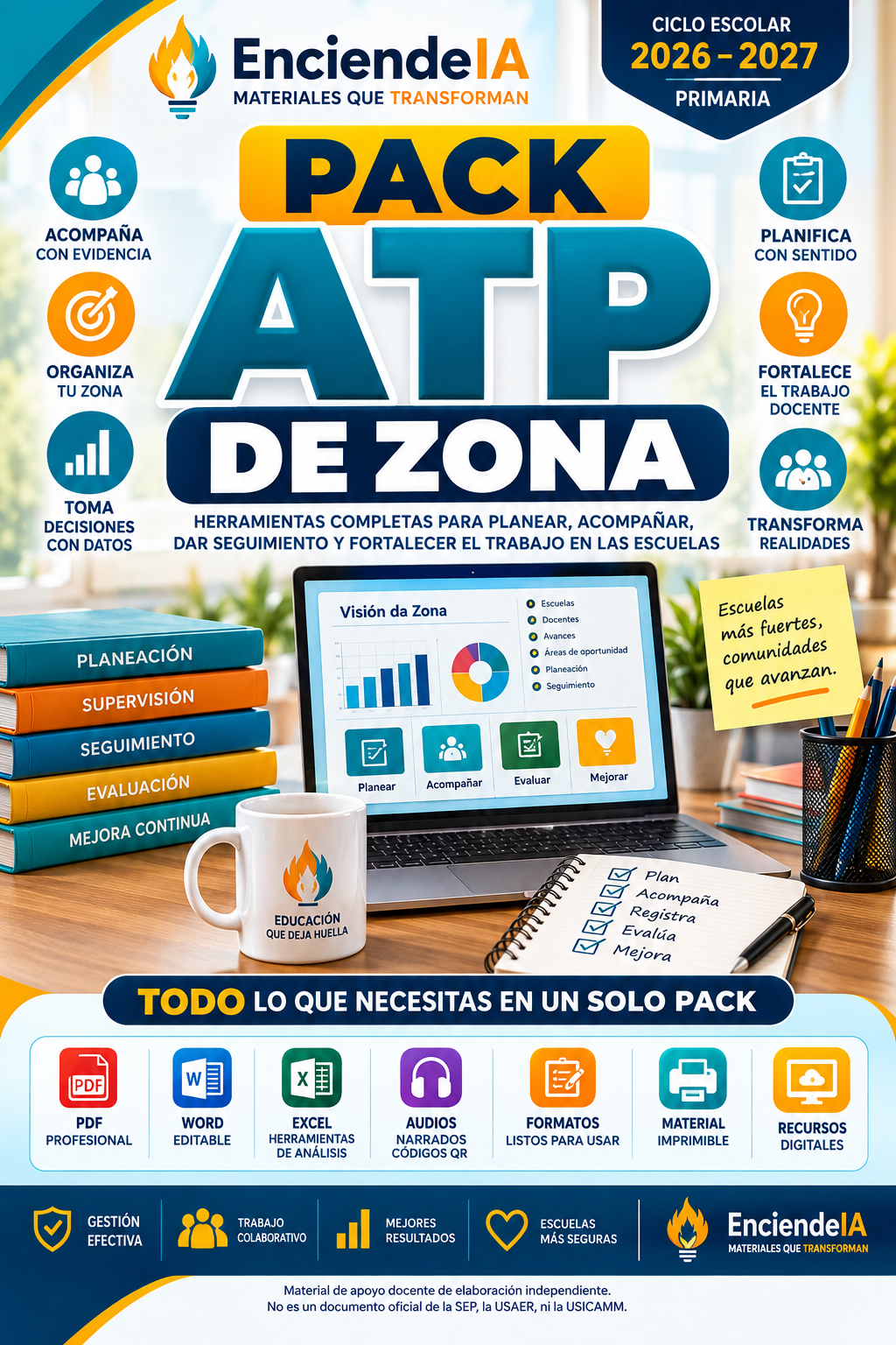 PACK ATP DE ZONA 2026–2027 | Herramientas para Acompañamiento, Asesoría y Seguimiento Pedagógico 1 PACK ATP DE ZONA 2026–2027 | Herramientas para Acompañamiento, Asesoría y Seguimiento Pedagógico