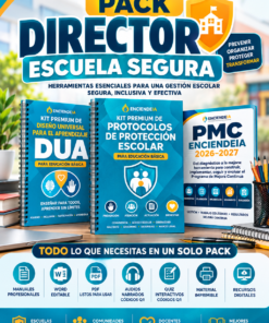 Pack Director Escuela Segura 2026–2027 | PMC, DUA y Protocolos de Protección Escolar