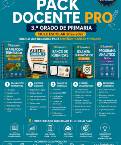 PACK DOCENTE PRO 3.º AÑO — EnciendeIA