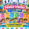 Pack Exámenes de Cierre del Primer Periodo · 1.º a 6.º de Primaria