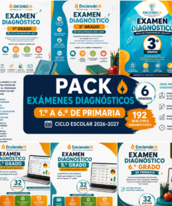 EVALUACION DIAGNÓSTICA 2026–2027 | PACK 6 EXÁMENES LISTOS PARA CONOCER EL PUNTO DE PARTIDA DE TU GRUPO