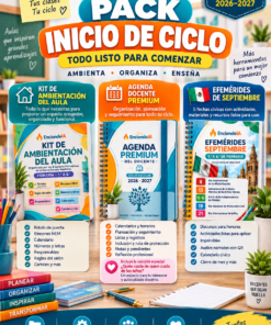 Pack Inicio de Ciclo 2026–2027 | Ambientación del Aula + Agenda Docente + Efemérides de Septiembre