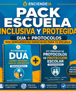 KIT PREMIUM DOCENTE: DUA + PROTOCOLOS DE PROTECCIÓN ESCOLAR | Educación Básica