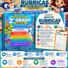 Pack Planeación Trimestral + Banco de Rúbricas 2.º Grado de Primaria | Trimestre 1
