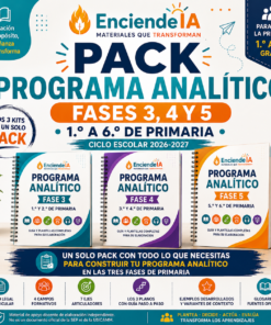 PACK PROGRAMA ANALÍTICO PRIMARIA | KIT COMPLETO FASES 3, 4 Y 5 | CICLO 2026-2027