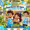 Planeación Semanal Nem 2.º de Primaria · Trimestre 2 · Guardianes del Agua | STEAM