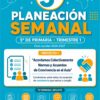 Planeación Semanal 5° Primaria NEM — Proyecto "Acordamos Colectivamente Normas de Convivencia" — Trimestre 1 (Editable)