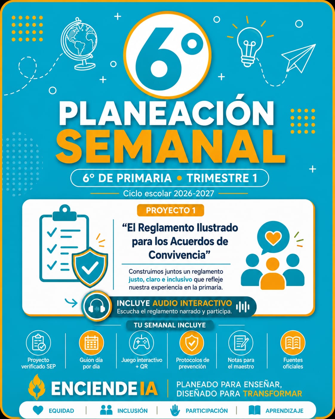 Planeación Semanal 6° Primaria NEM — Repaso Diagnóstico Práctico + Proyecto "El Reglamento Ilustrado" — Trimestre 1 (Editable) 1 Planeación Semanal 6° Primaria NEM — Repaso Diagnóstico Práctico + Proyecto "El Reglamento Ilustrado" — Trimestre 1 (Editable)