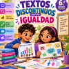 Proyecto didáctico: Textos discontinuos para la igualdad | 6.º de Primaria