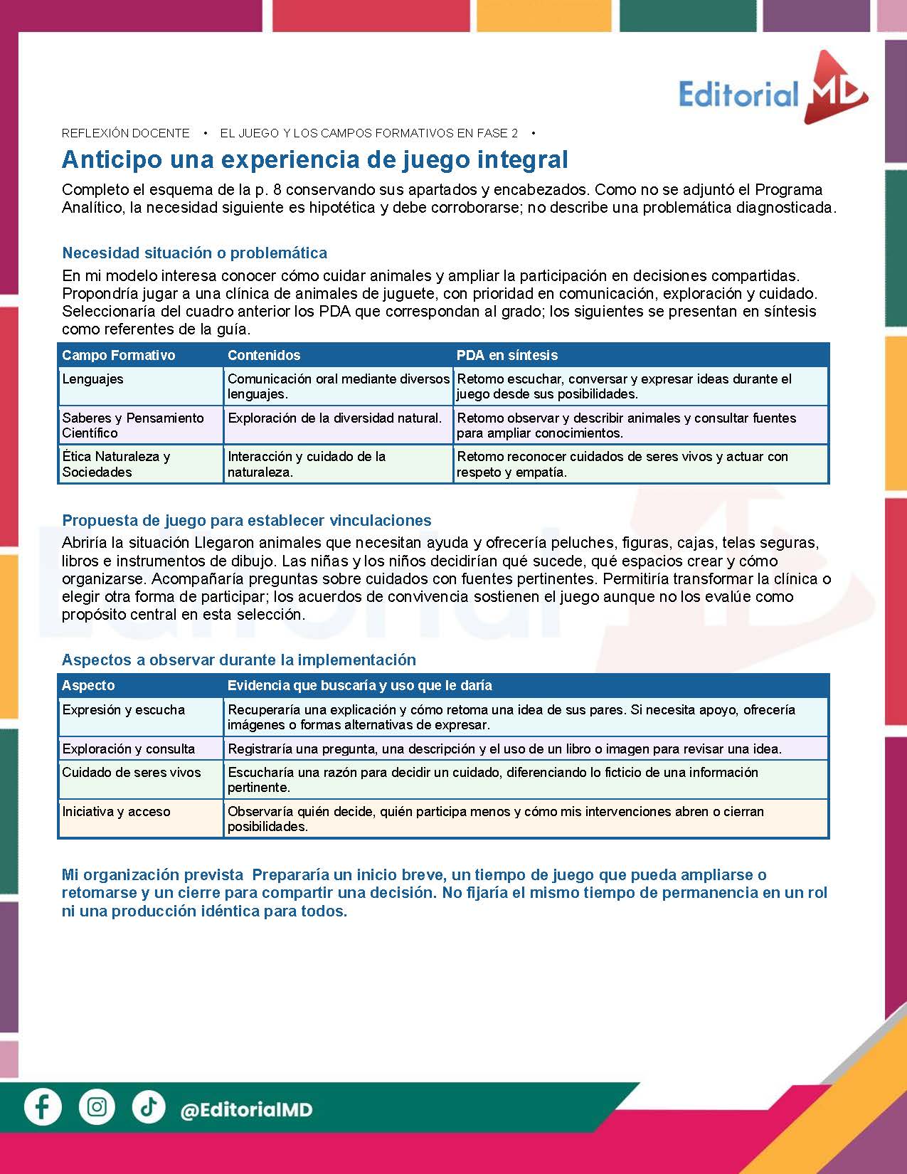 TEMA 2 CONTESTADO: El fortalecimiento de la exploración e investigación del mundo CTE 2026 - 2027 (EDUCACIÓN INICIAL) 3 Vista previa 5 de TEMA 2 CONTESTADO: Desarrollo del pensamiento científico a partir de la curiosidad y la exploración del entorno CTE 2026 - 2027 (PREESCOLAR)