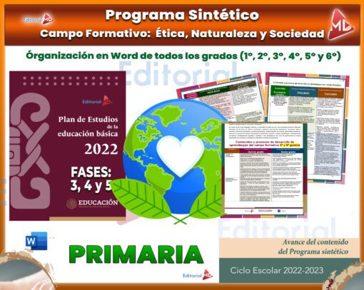 Programa Sintético de Estudios Campo Formativo Ética, Naturaleza y Sociedades