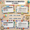 Mini-Pack: Credenciales de Biblioteca Listas para Imprimir