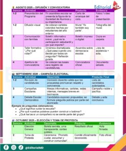 Plan de Actividades de la Sociedad de Alumnos Pagina 2