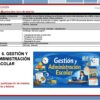 Plan de Mejora Continua (PMC) - Educación Media Superior DGB 2026 – 2027 (Bachillerato) 10 Una diapositiva sobre gestión escolar muestra una tabla de necesidades, objetivos, acciones y cuestiones relacionadas con protocolos de seguridad claros. Una pancarta azul reza