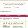 Plan de reforzamiento 1 grado secundaria