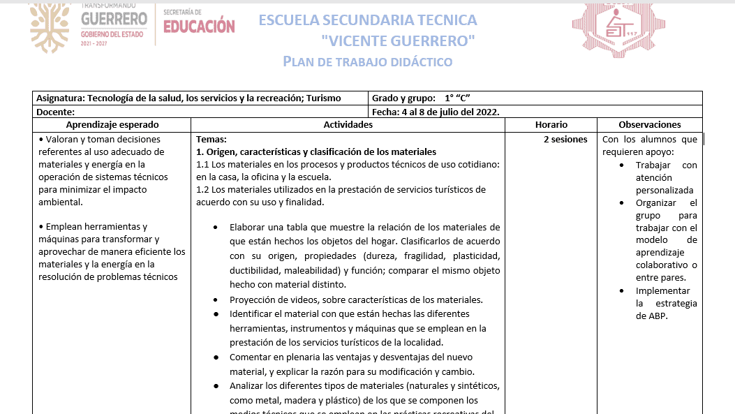 Plan de tecnologia turismo